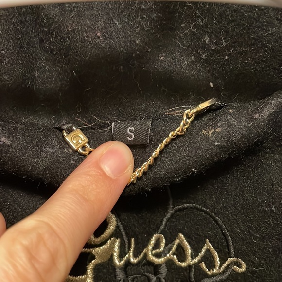 Black Guess Pea Coat. Sz. Small. - Picture 2 of 10